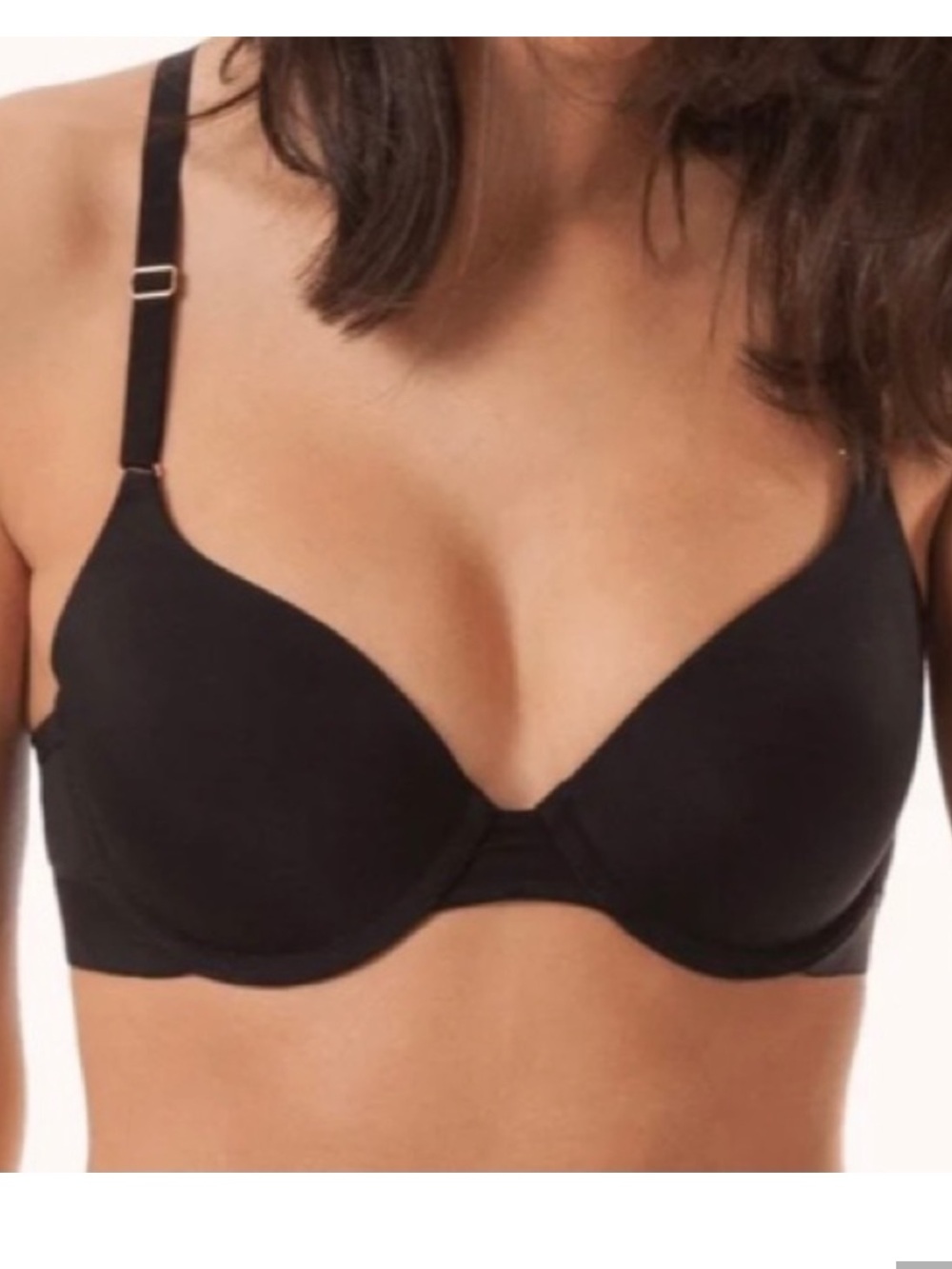 Lively Black T-Shirt Bra - Women W Lace